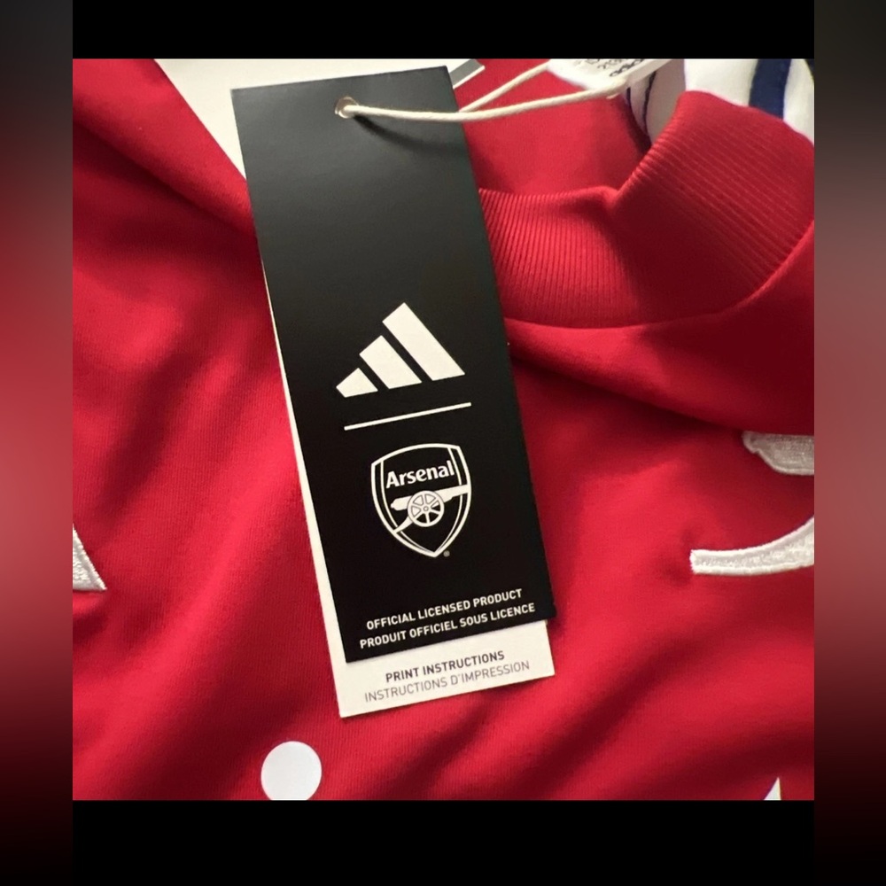 Adidas Arsenal Martin Odegaard EPL Jersey Slim Fit Size Medium - Picture 10 of 10